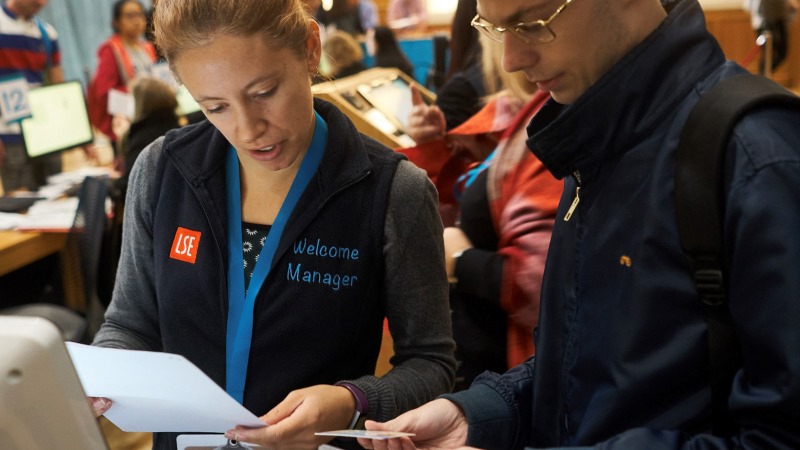 a person registering at LSE as a student