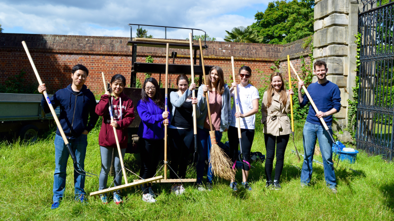 volunteer students