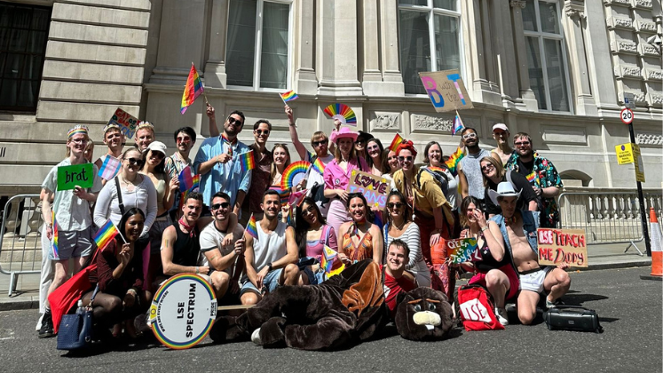 Spectrum members celebrate at the London Pride Walk 2024